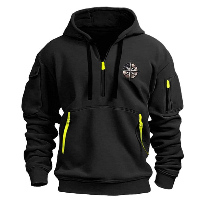 Heath | Bequemer Kapuzenpullover für Herrenfreizeit