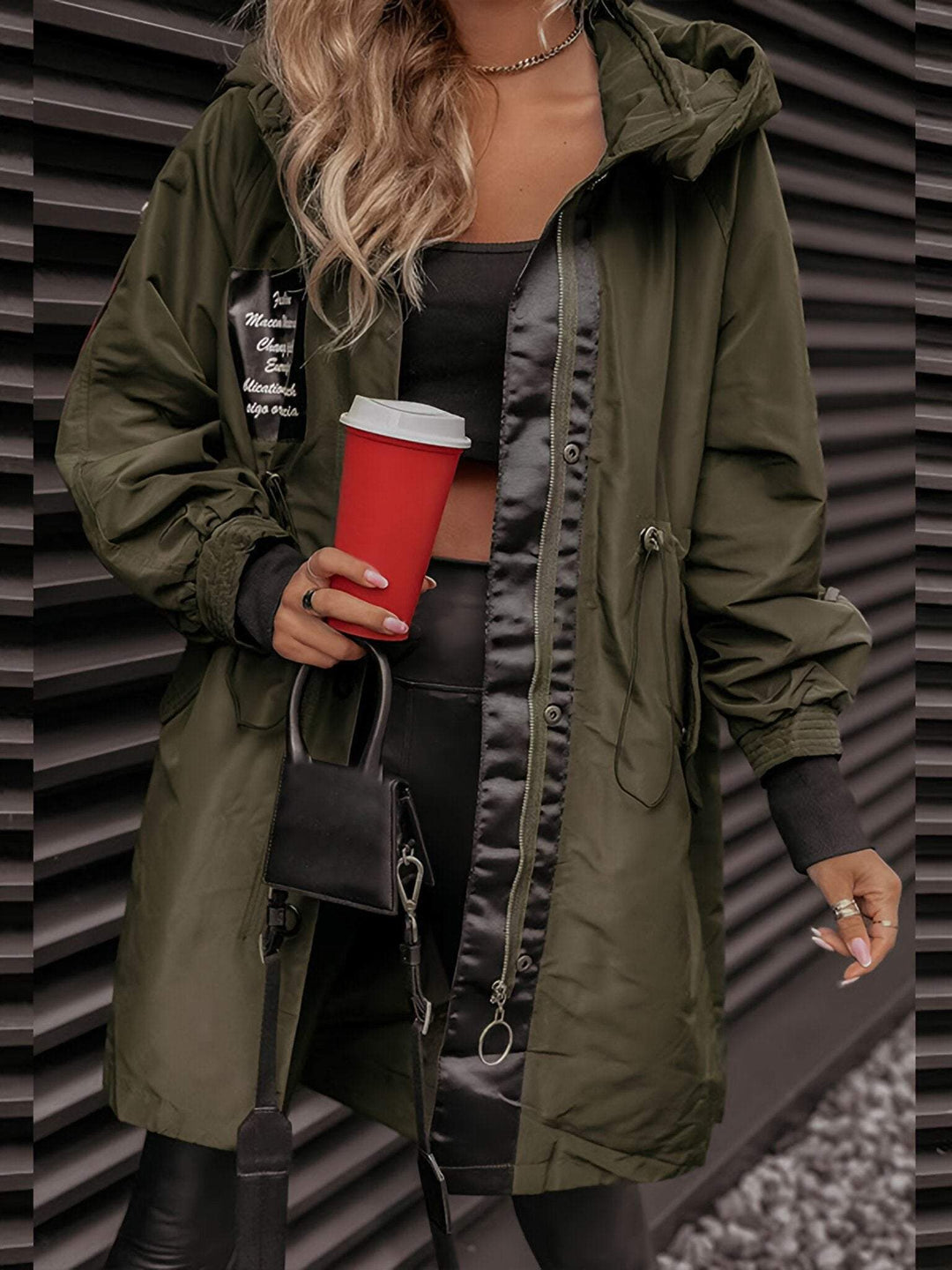 Lina | Kapuzenjacke mit langen Ärmeln für Damen
