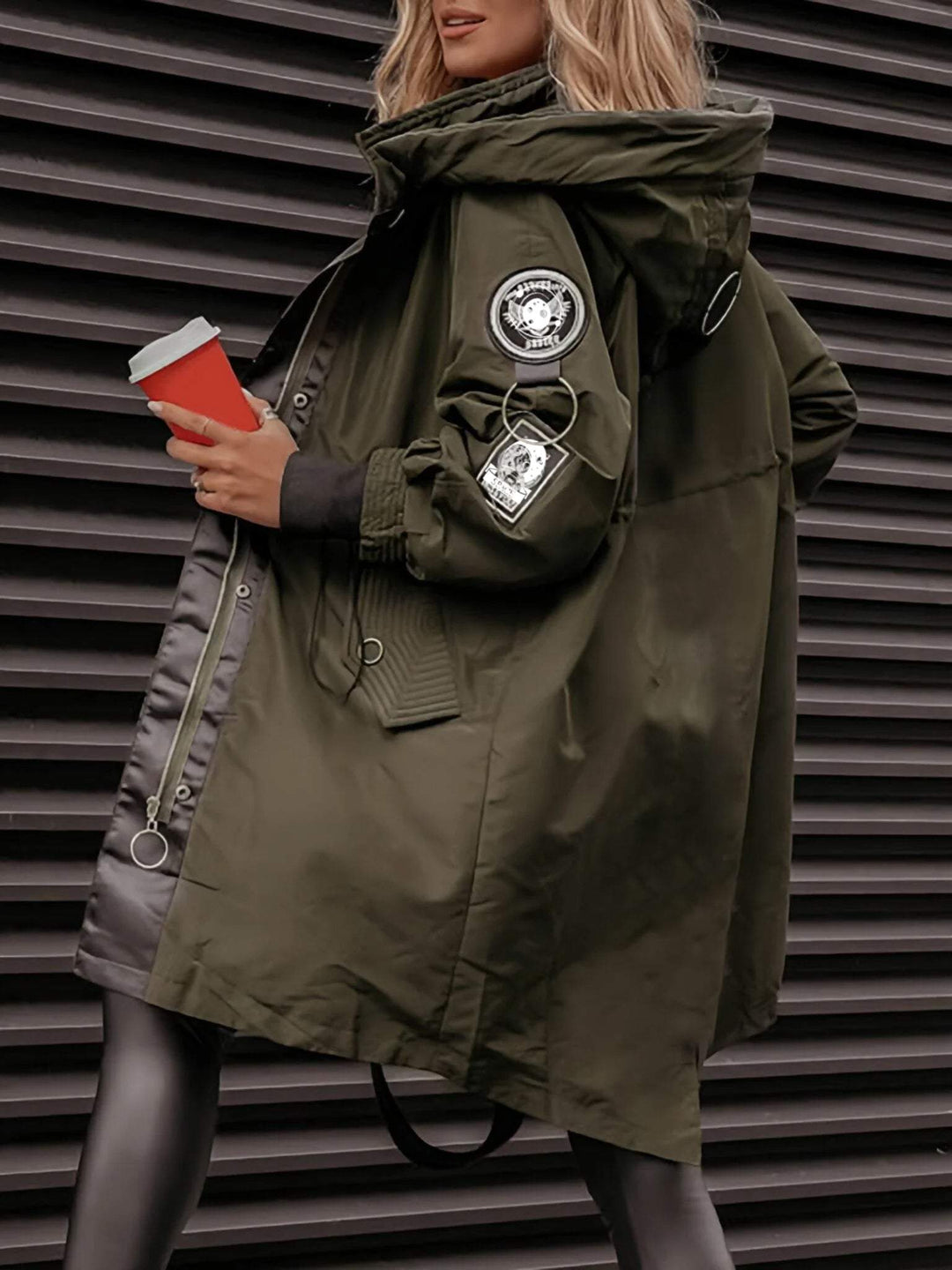 Lina | Kapuzenjacke mit langen Ärmeln für Damen