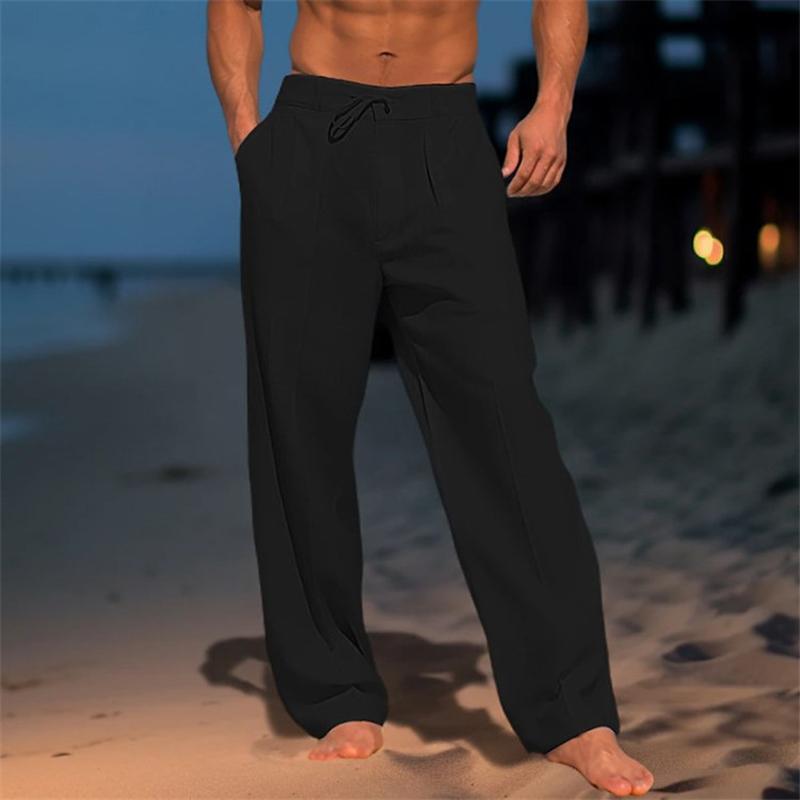 Pieter | Leinenhose in einfarbigem, leichtem Design