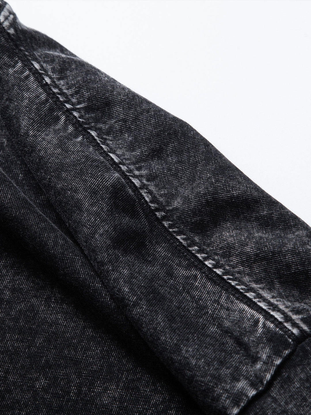 Lewis | Langarmshirt mit gewaschenem Used-Look Finish