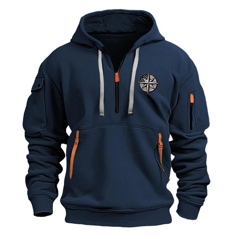 Heath | Bequemer Kapuzenpullover für Herrenfreizeit