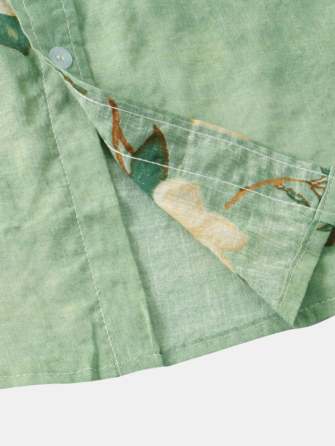 Hemd mit Blumenprint und Knopfleiste Damen