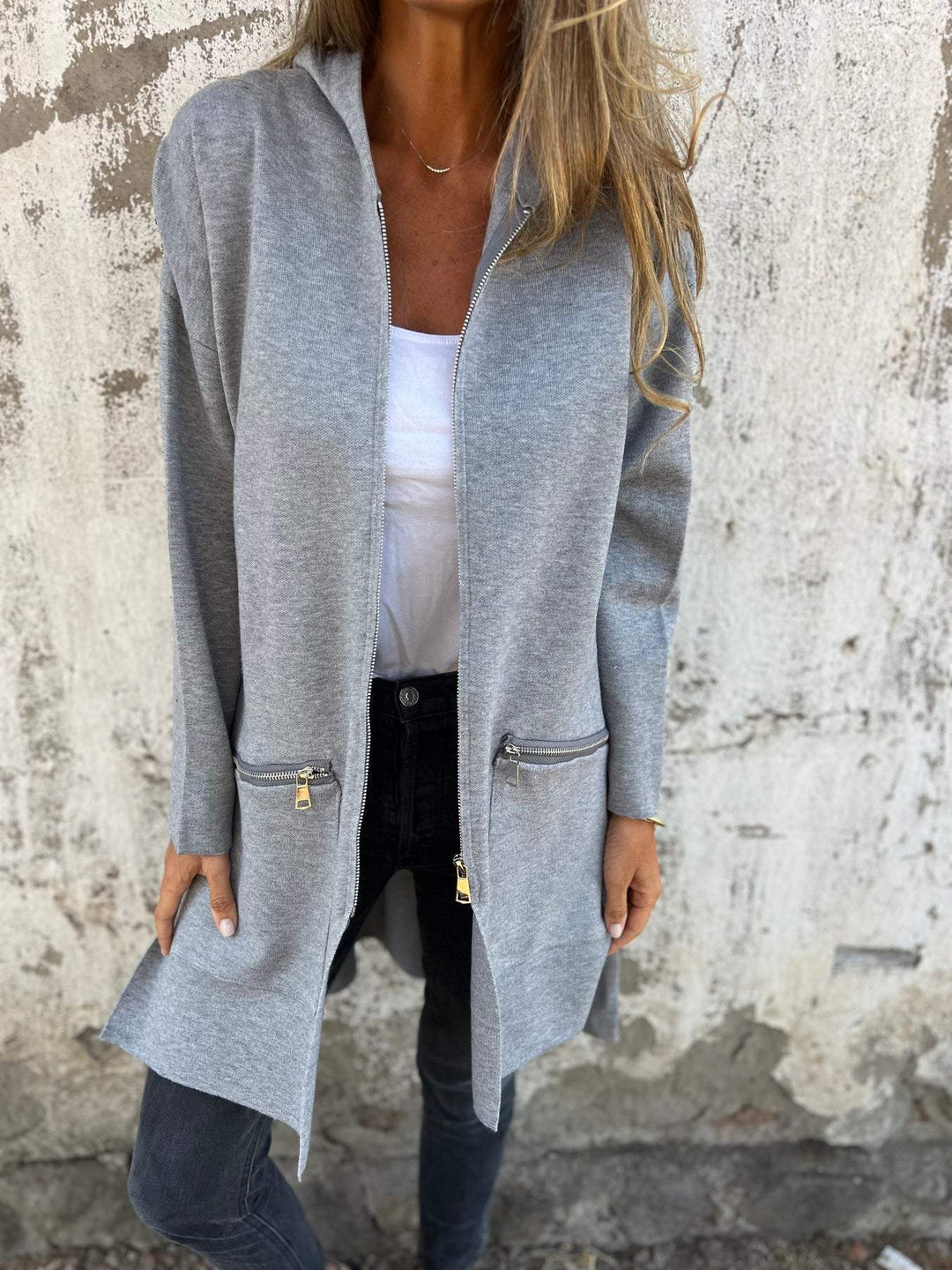 Stark | Kapuzenjacke mit Reißverschluss und Komfort