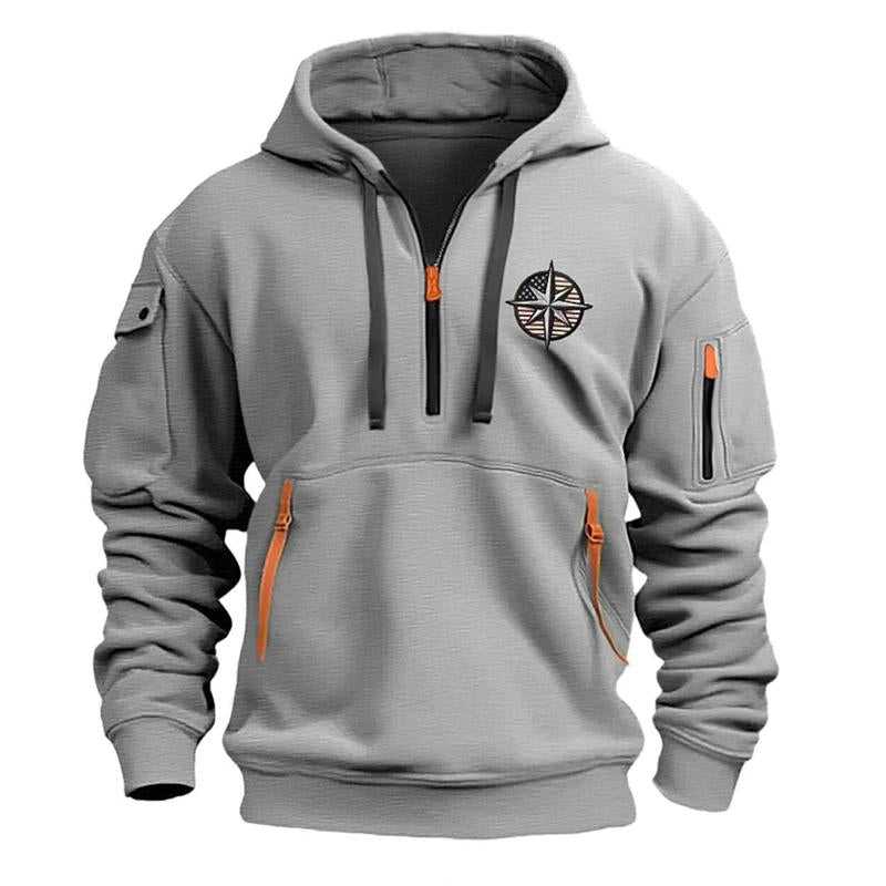 Heath | Bequemer Kapuzenpullover für Herrenfreizeit