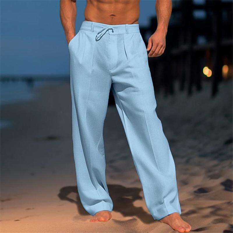 Pieter | Leinenhose in einfarbigem, leichtem Design