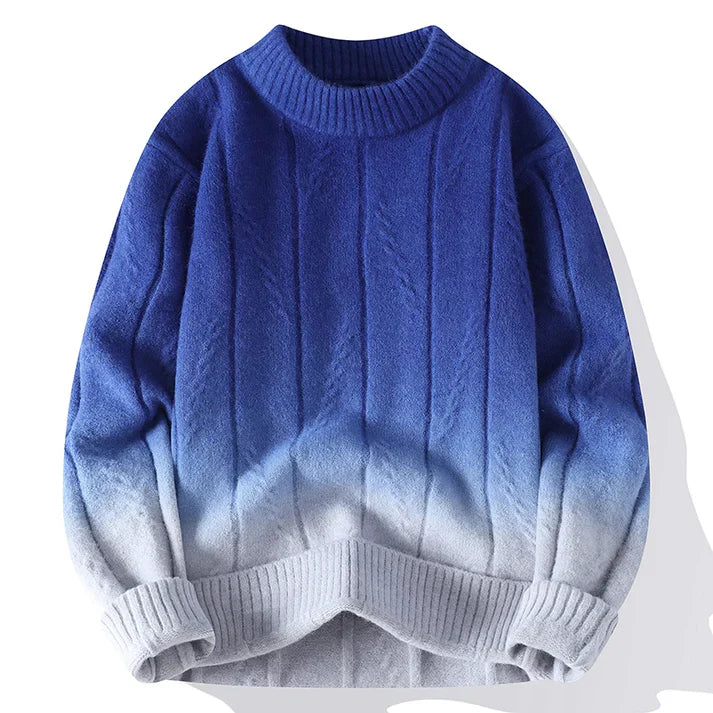 Morgenrot | Ombre-Pullover mit Farbverlaufseffekt