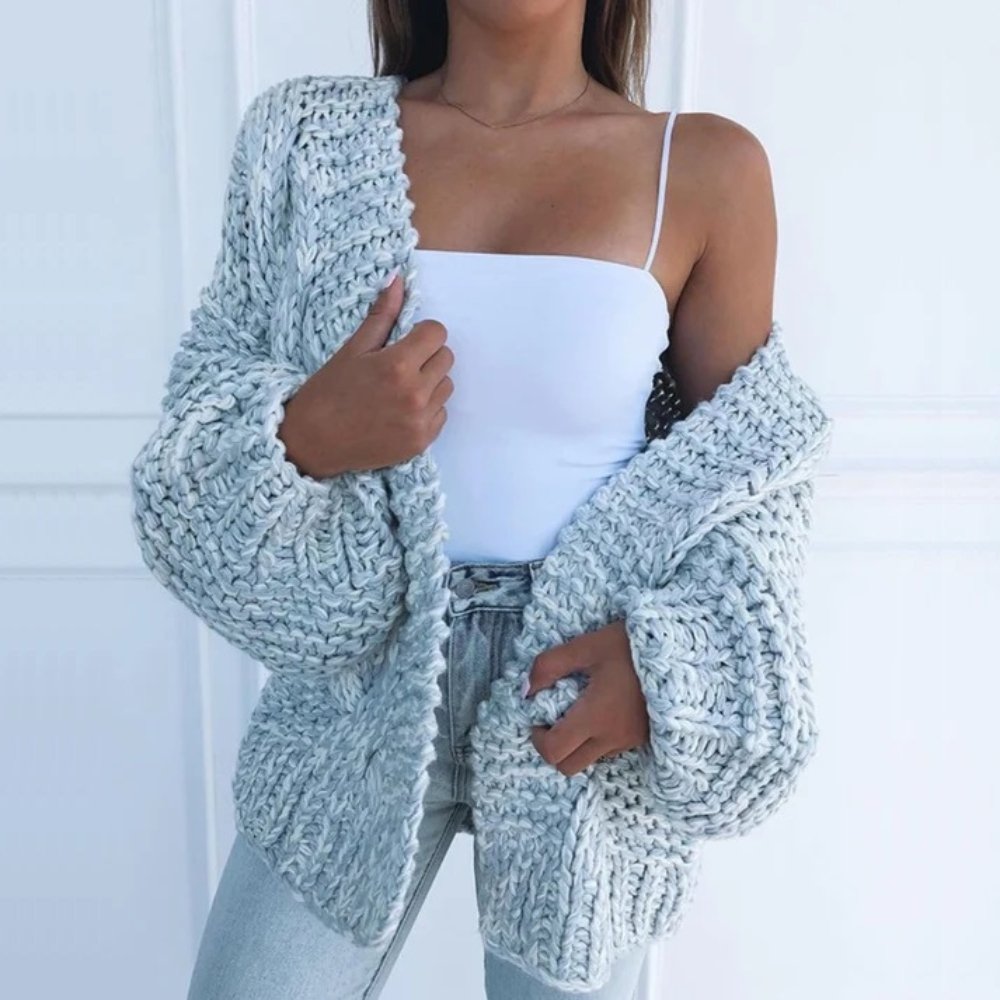 Maren | Gestrickte Oversized-Weste für Gemütliche Tage