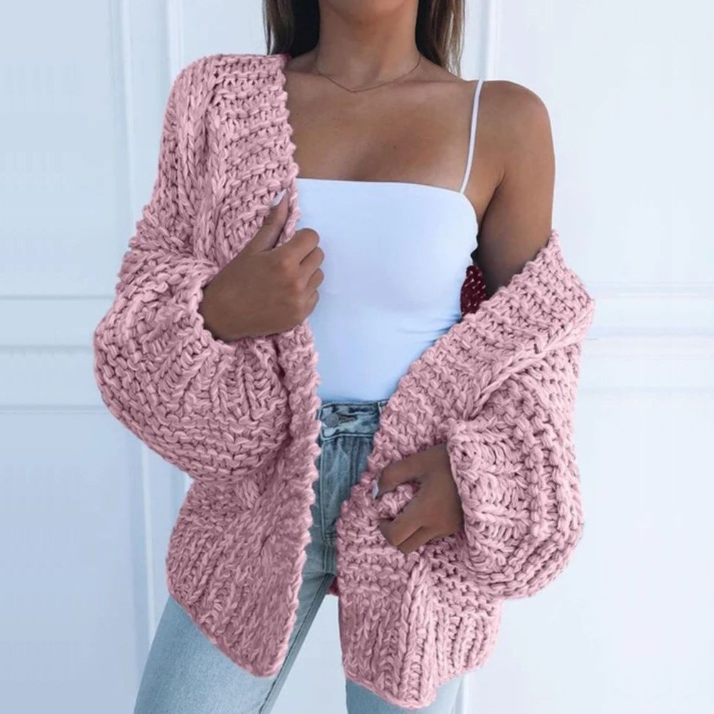 Maren | Gestrickte Oversized-Weste für Gemütliche Tage