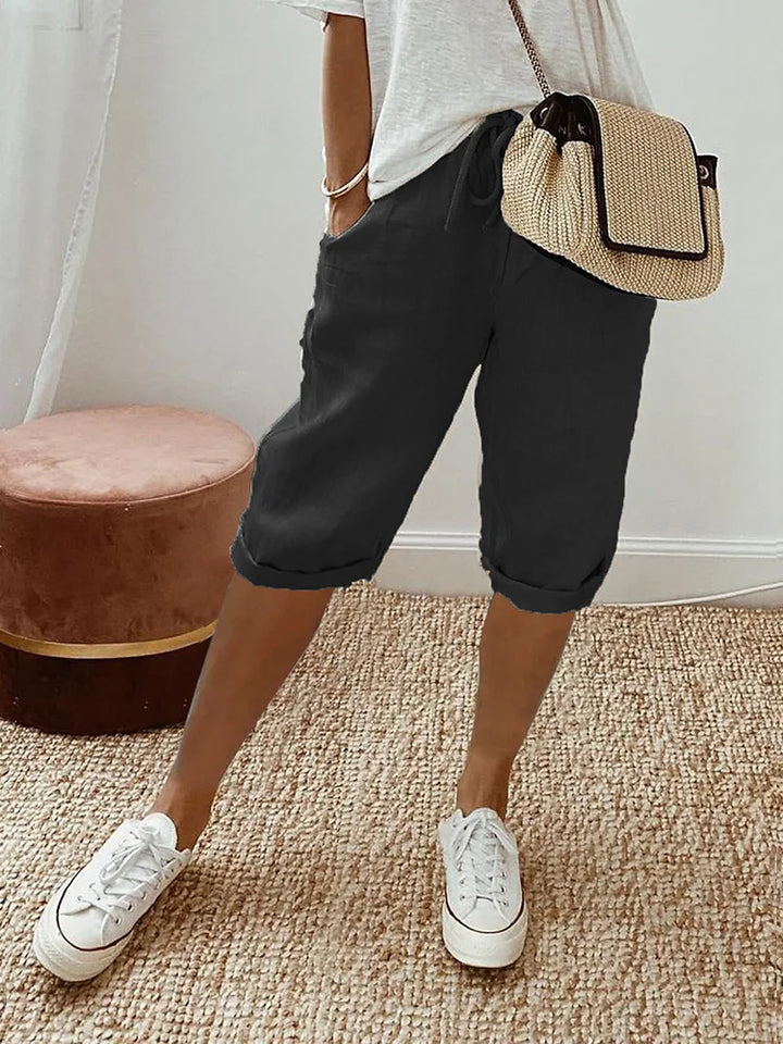 Lena | Baumwolle Leinen Damen Shorts für warme Tage