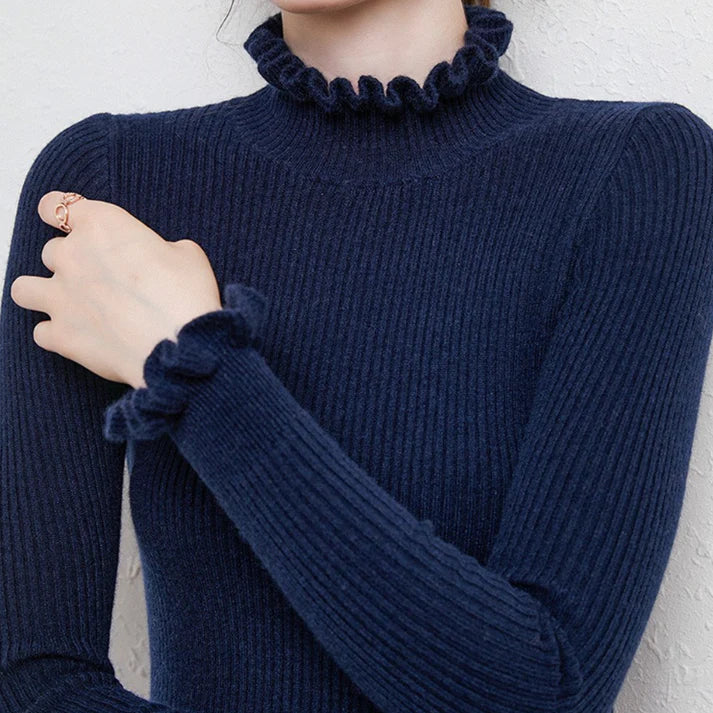 Laurablend Rollkragenpullover mit elegantem Schnitt