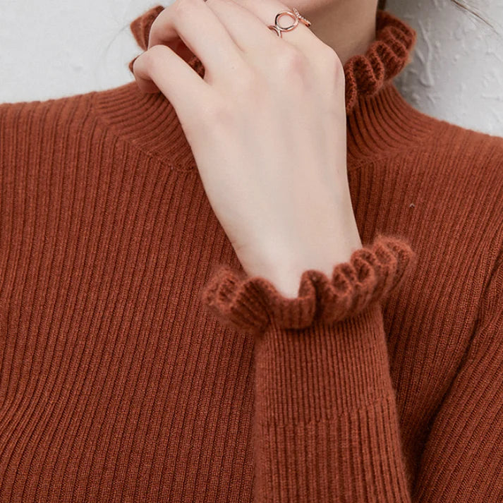 Laurablend Rollkragenpullover mit elegantem Schnitt