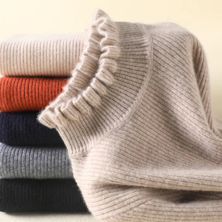 Laurablend Rollkragenpullover mit elegantem Schnitt