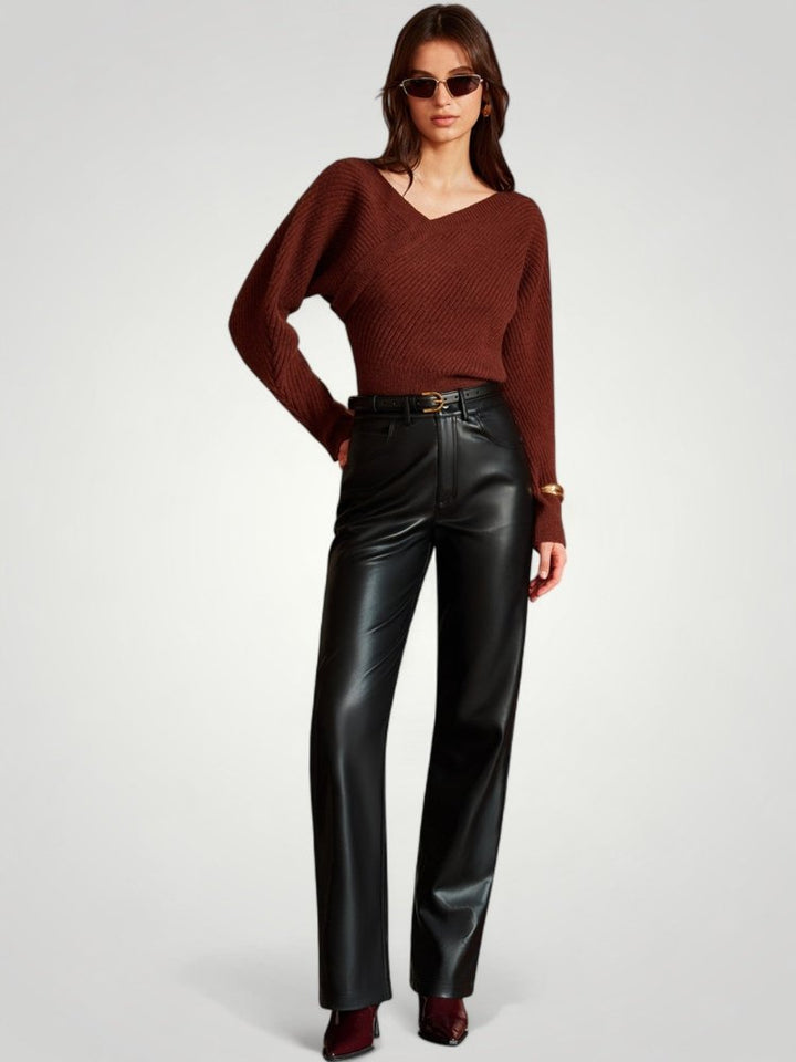 Freya | Langer Pullover mit Eleganter Asymmetrie