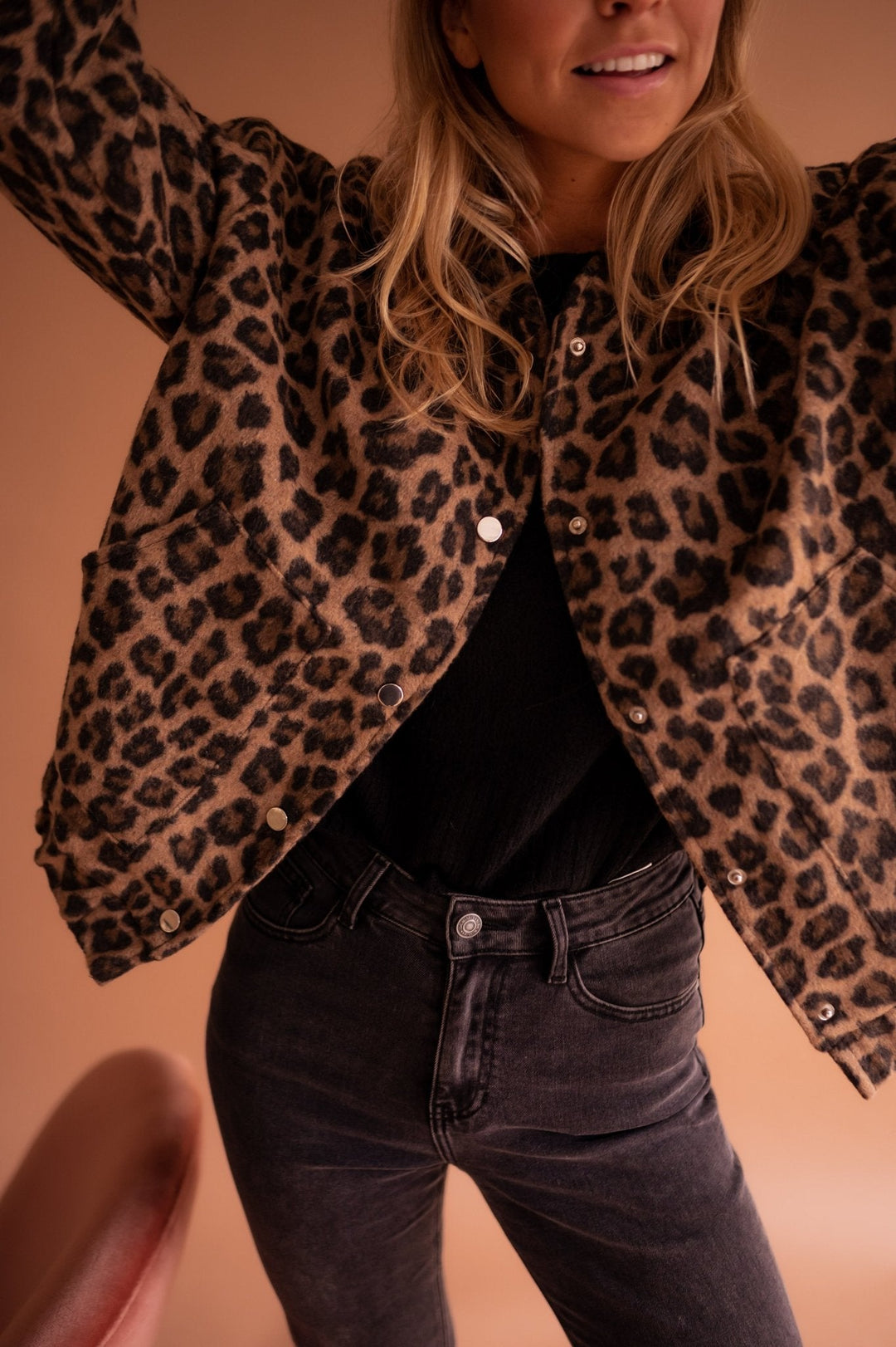 Luna | Stylische Jacke mit angesagtem Leopardenmuster