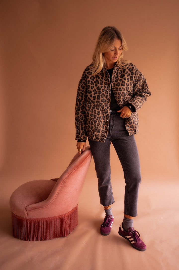Luna | Stylische Jacke mit angesagtem Leopardenmuster