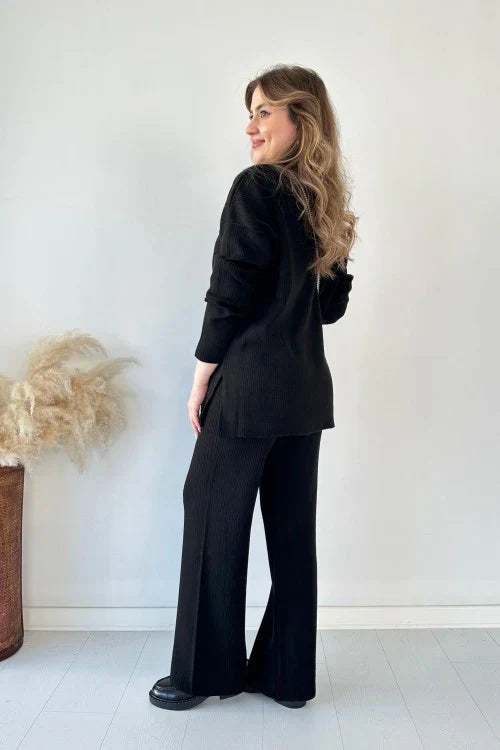 Maaike | Feminines V-Ausschnitt-Set mit Stil