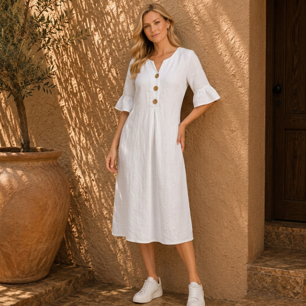 Nora | Stilvolles Kleid Damen Casual Chic