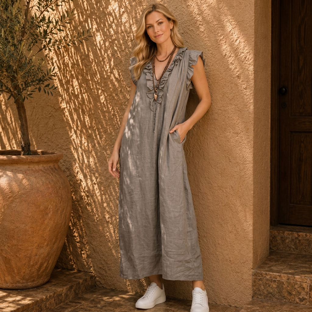 Amelie | Modisches Boho Kleid Damen Elegant