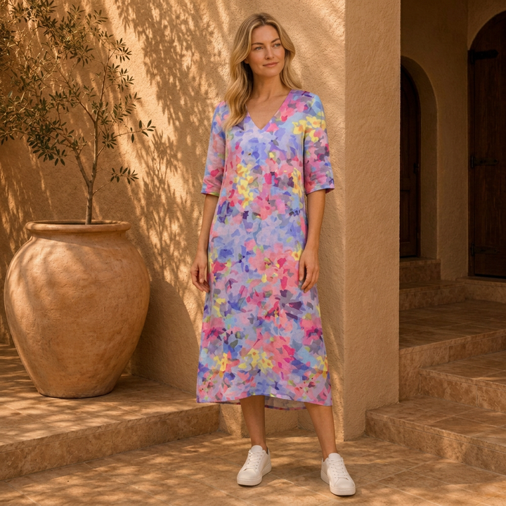 Lina | Stilvolles Komfort Kleid Damen Alltag