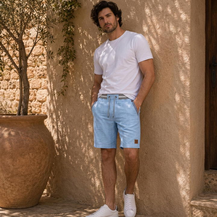 Finn | Luftige Leinen Shorts Herren Sommer