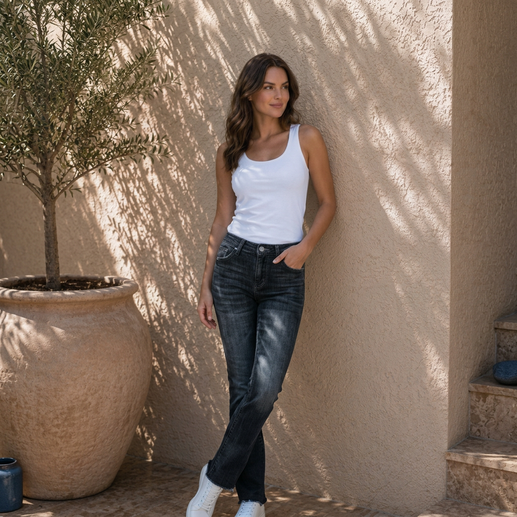 Hannah | Elegante Stretch Hose Damen Trend