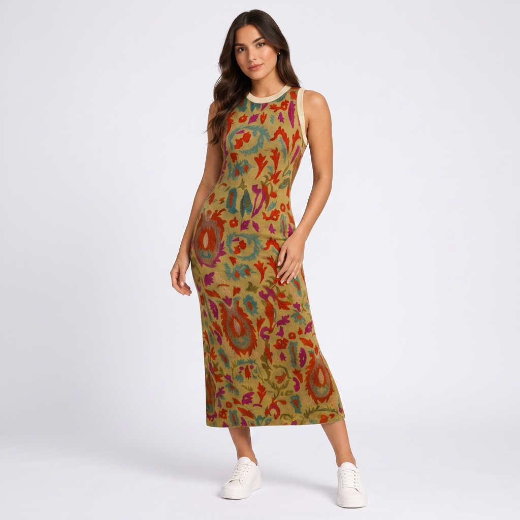 Jolina | Elegantes langes Kleid mit modernem Schnitt