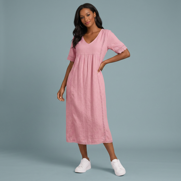 Clara | Modisches Midi Kleid Damen Tasche