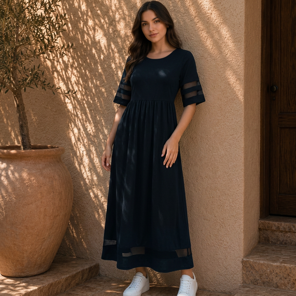 Ella | Stilvolles Kleid Damen Elegant Midi