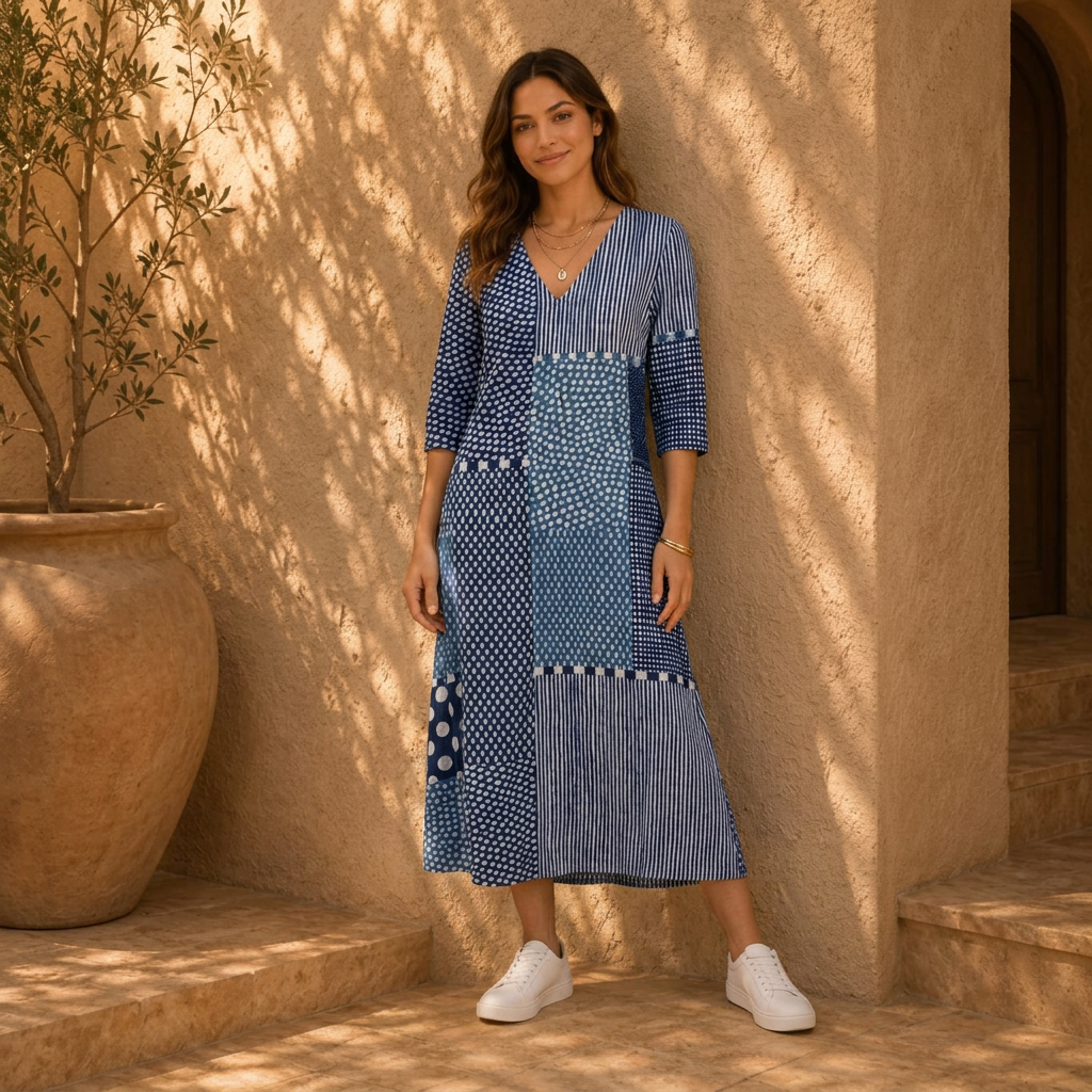 Greta | Elegantes Kleid Damen Alltag Chic