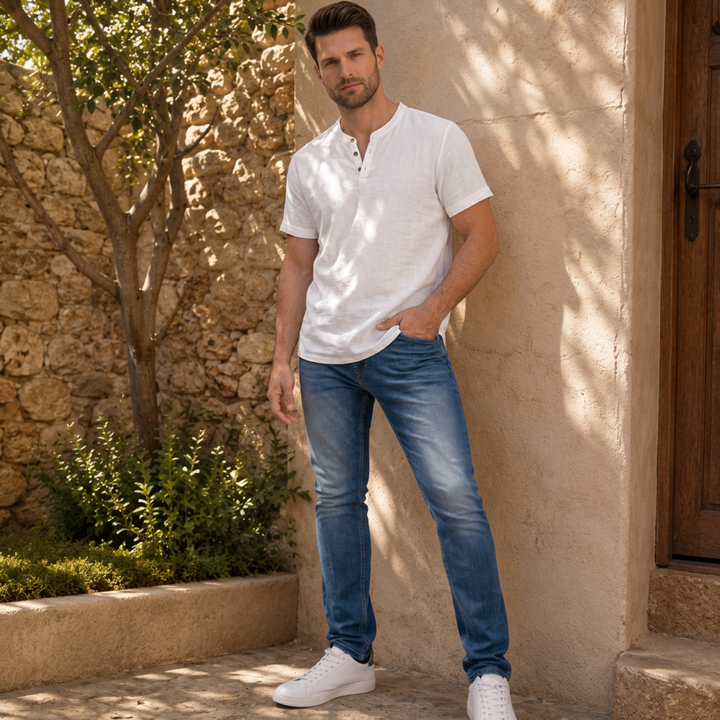 Leon | Slim Fit Herren Hemd Casual Chic