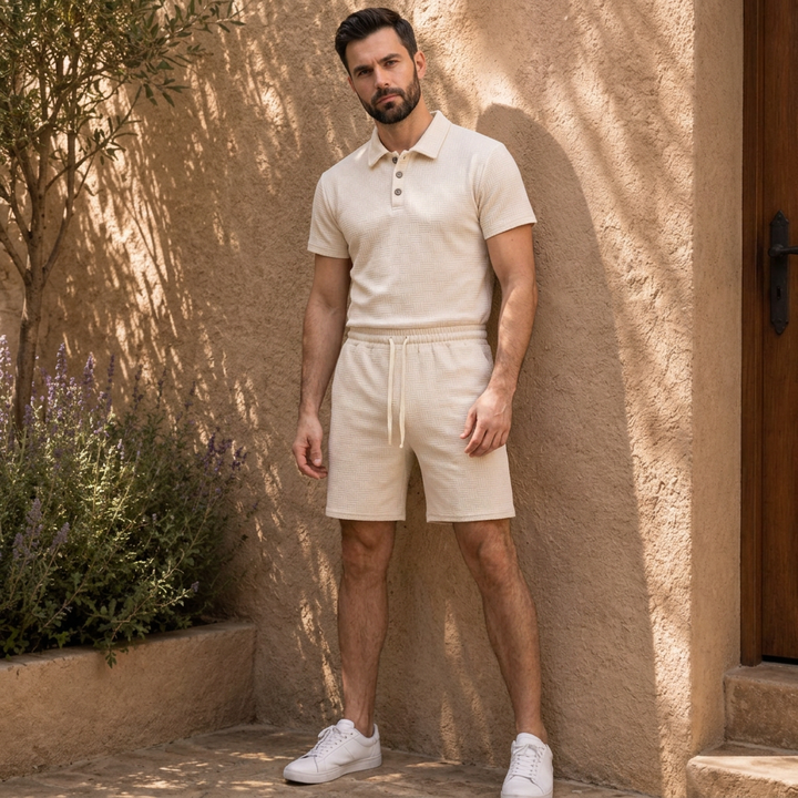 Jonas | Modisches Polo Set Herren Freizeit Chic