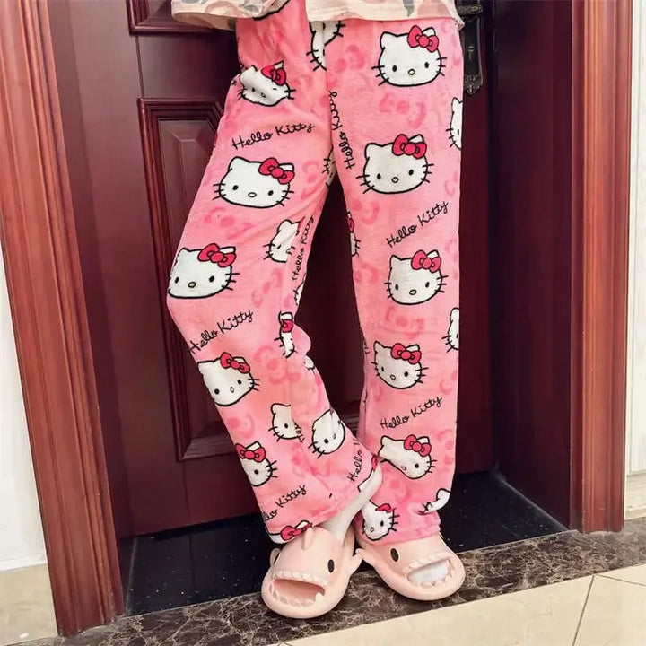 Hello Kitty | Flanell-Schlafanzug für Damen