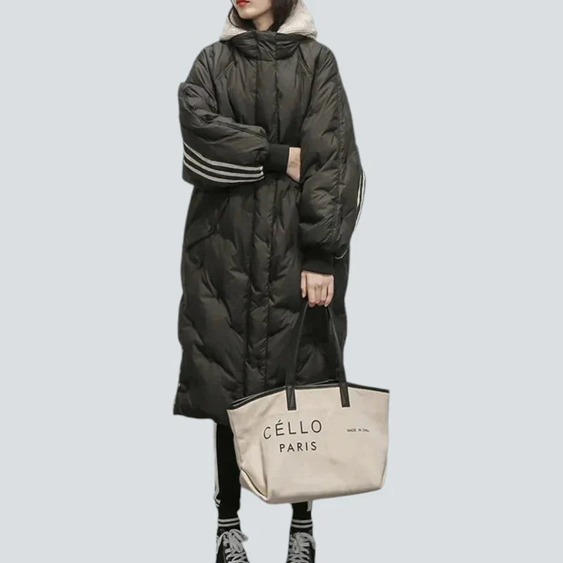 Emma Lange gefütterte Jacke für Frauen, elegant