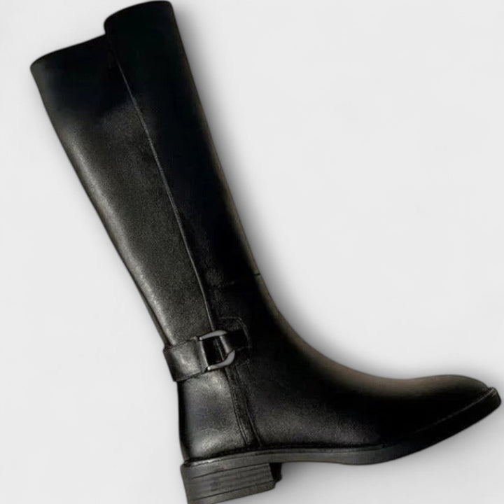Helena | Modische Kniehohe Lederstiefel Damen modern