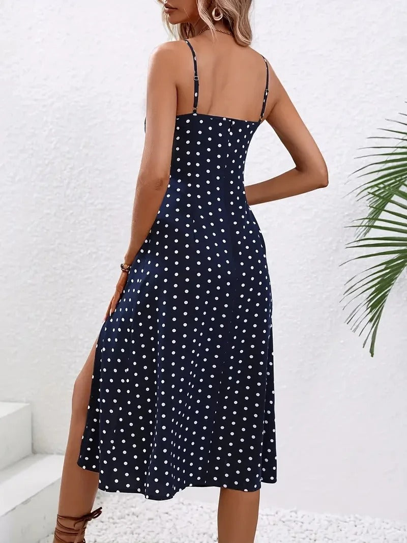 PUNKTE KLEID MIT VINTAGE-CHARME UND SOMMERLICHER LEICHTIGKEIT
