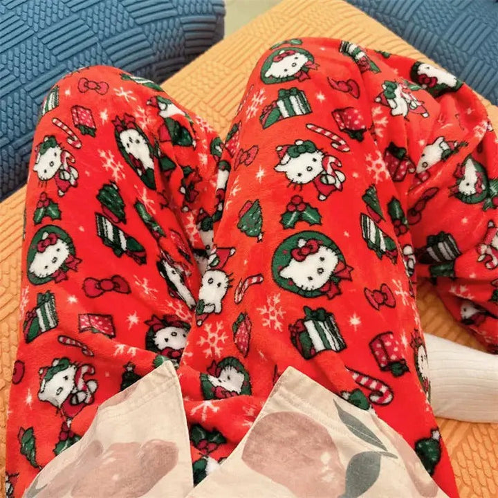 Hello Kitty | Flanell-Schlafanzug für Damen