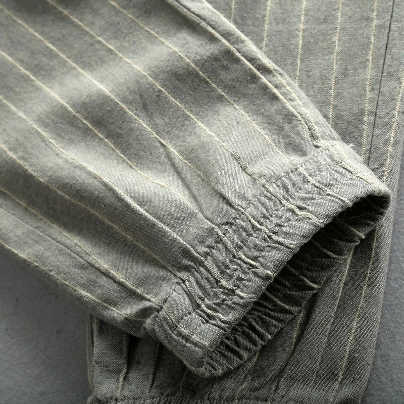 Sommerhose mit Nadelstreifen in elegantem Design