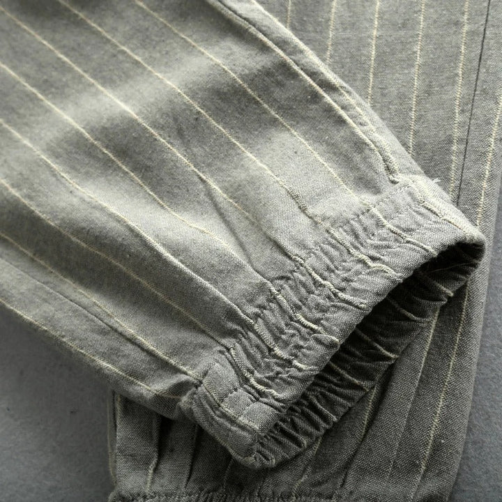 Sommerhose mit Nadelstreifen in elegantem Design