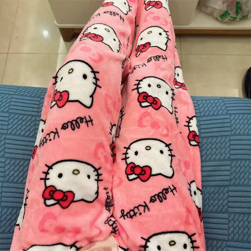 Hello Kitty | Flanell-Schlafanzug für Damen