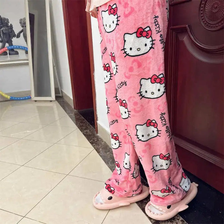 Hello Kitty | Flanell-Schlafanzug für Damen