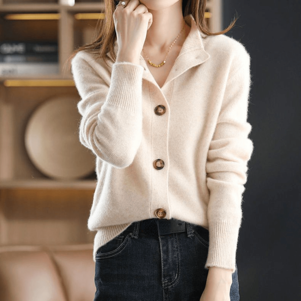 Ava | Stilvolle und bequeme Strickjacke für jede Jahreszeit
