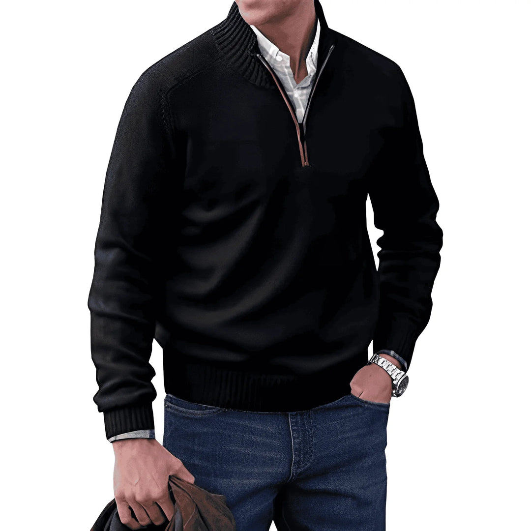 JAMES | STILVOLLER HALFZIP-PULLOVER FÜR HERREN