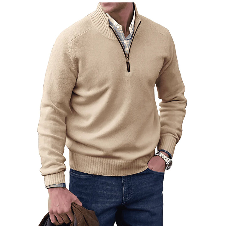 JAMES | STILVOLLER HALFZIP-PULLOVER FÜR HERREN