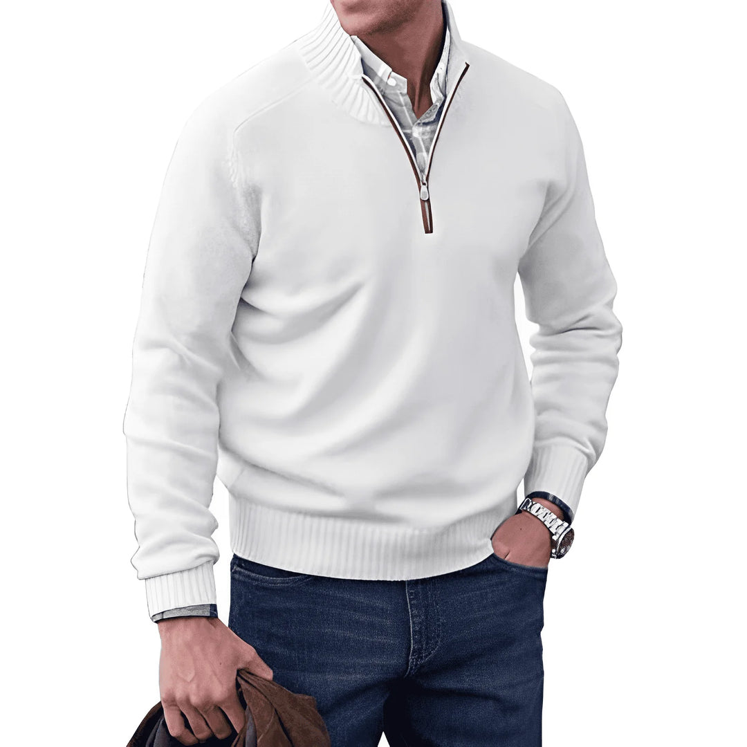 JAMES | STILVOLLER HALFZIP-PULLOVER FÜR HERREN
