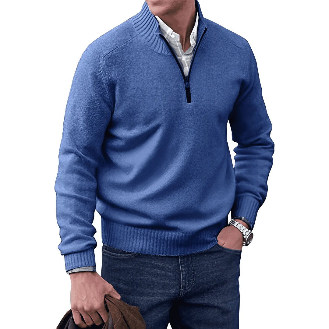 JAMES | STILVOLLER HALFZIP-PULLOVER FÜR HERREN