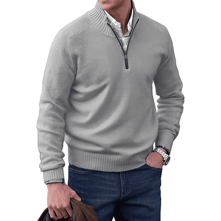 JAMES | STILVOLLER HALFZIP-PULLOVER FÜR HERREN