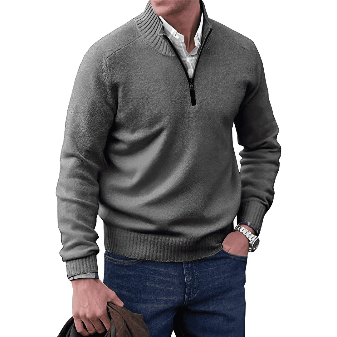 JAMES | STILVOLLER HALFZIP-PULLOVER FÜR HERREN