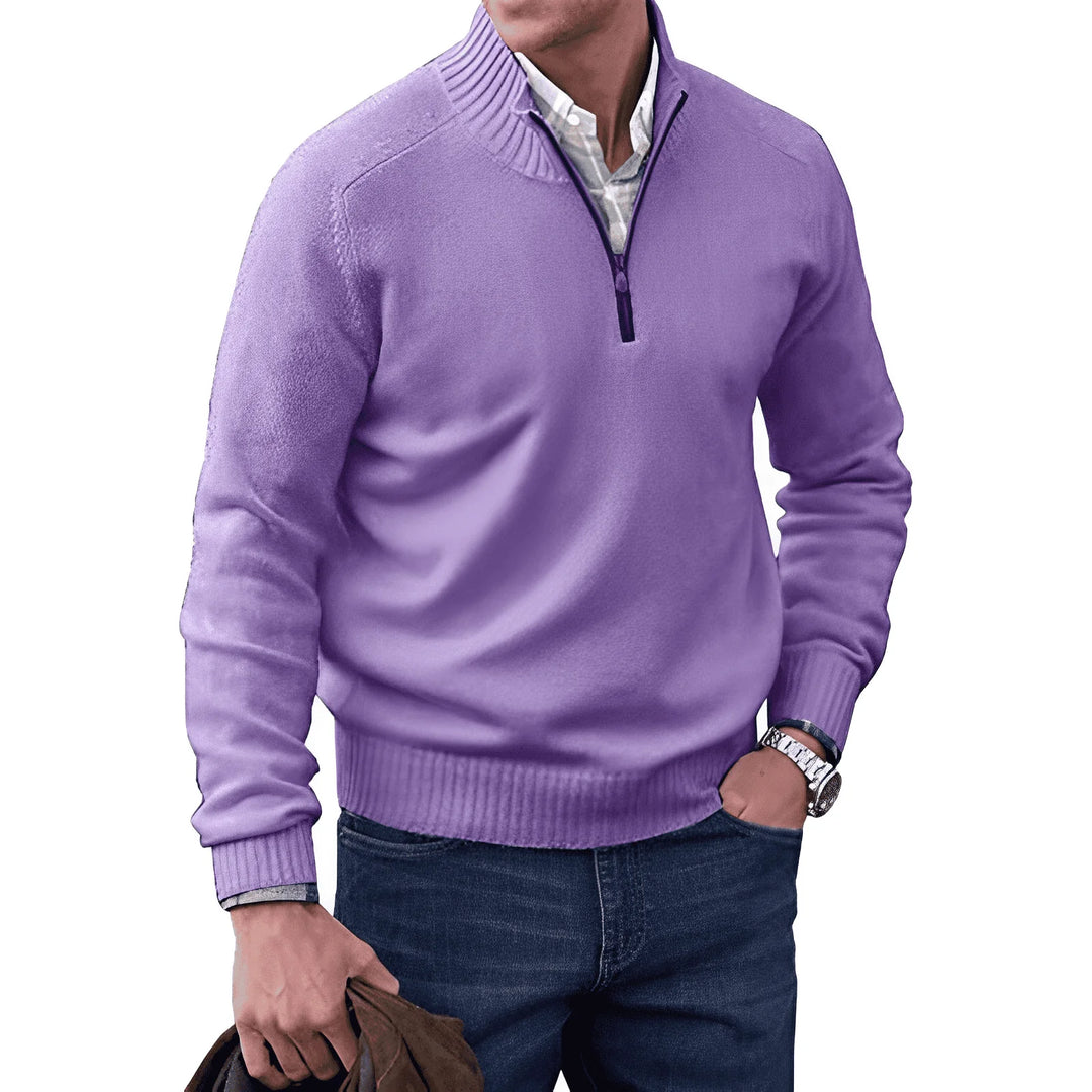JAMES | STILVOLLER HALFZIP-PULLOVER FÜR HERREN