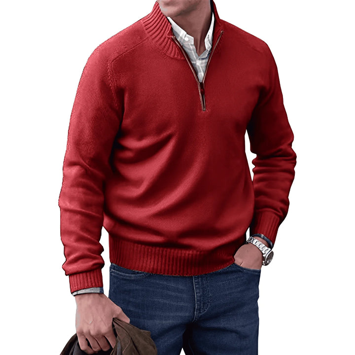 JAMES | STILVOLLER HALFZIP-PULLOVER FÜR HERREN